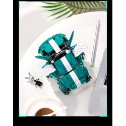 PLEYERID M38-B1112 B1112 1112 M38B1112 38-B1112 non  BULLDOG PHÁP CƠ 2 LOẠI ĐỎ VÀ XANH bộ đồ chơi xếp lắp ráp ghép mô hình