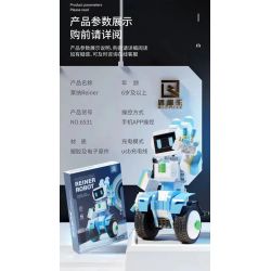 QIZHILE 6531 non  ROBOT ĐỒNG HÀNH RENA REINER bộ đồ chơi xếp lắp ráp ghép mô hình  Kỹ Thuật Công Nghệ Cao Mô Hình Phương Tiện