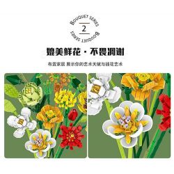 MorkModel 034001 Mork Model 034001 non  SAY ĐẮM bộ đồ chơi xếp lắp ráp ghép mô hình Creator Expert BOUQUE Chuyên Gia Sáng Tạo 827 khối