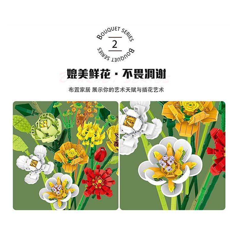 MorkModel 034001 Mork Model 034001 non  SAY ĐẮM bộ đồ chơi xếp lắp ráp ghép mô hình Creator Expert BOUQUE Chuyên Gia Sáng Tạo 827 khối