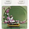 QIZHILE 92008 non  MẢNH bộ đồ chơi xếp lắp ráp ghép mô hình Flowers EVERLASTING LILAC Hoa