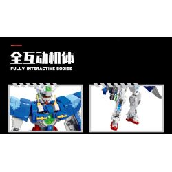 JIESTAR 58031 non  THIÊN THẦN CÓ KHẢ NĂNG bộ đồ chơi xếp lắp ráp ghép mô hình Movie & Game EXIAGN-001 Phim Và Trò Chơi 1042 khối