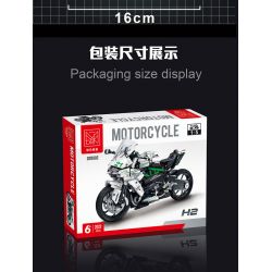 MorkModel 028002 Mork Model 028002 non  KAWASAKI H2 tỷ lệ 1:5 bộ đồ chơi xếp lắp ráp ghép mô hình  Kỹ Thuật Công Nghệ Cao Mô Hình Phương Tiện 2022 khối