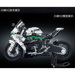 MorkModel 028002 Mork Model 028002 non  KAWASAKI H2 tỷ lệ 1:5 bộ đồ chơi xếp lắp ráp ghép mô hình  Kỹ Thuật Công Nghệ Cao Mô Hình Phương Tiện 2022 khối