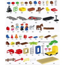 HUIMEI STAR CITY XING DOU CHENG HM313 Xếp hình kiểu    Train 3-in-1 Pack Tàu Hỏa Cổ động Cơ Pin Và Ray 2 Vòng Tròn Lồng Nhau 139 khối có động cơ pin HUIMEI STAR CITY XING DOU CHENG HM313 Xếp hình kiểu    Train 3-in-1 Pack Tàu Hỏa Cổ động Cơ Pin Và Ray 2 Vòng Tròn Lồng Nhau 139 khối có động cơ pin