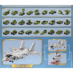 SEMBO 105345 non  86 THAY ĐỔI 59 XE TĂNG MÁY BAY CHIẾN ĐẤU VÔ HÌNH bộ đồ chơi xếp lắp ráp ghép mô hình Iron Blood Heavy Equipment Đặc Nhiệm Máu Và Sắt 1260 khối