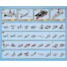 SEMBO 105345 non  86 THAY ĐỔI 59 XE TĂNG MÁY BAY CHIẾN ĐẤU VÔ HÌNH bộ đồ chơi xếp lắp ráp ghép mô hình Iron Blood Heavy Equipment Đặc Nhiệm Máu Và Sắt 1260 khối