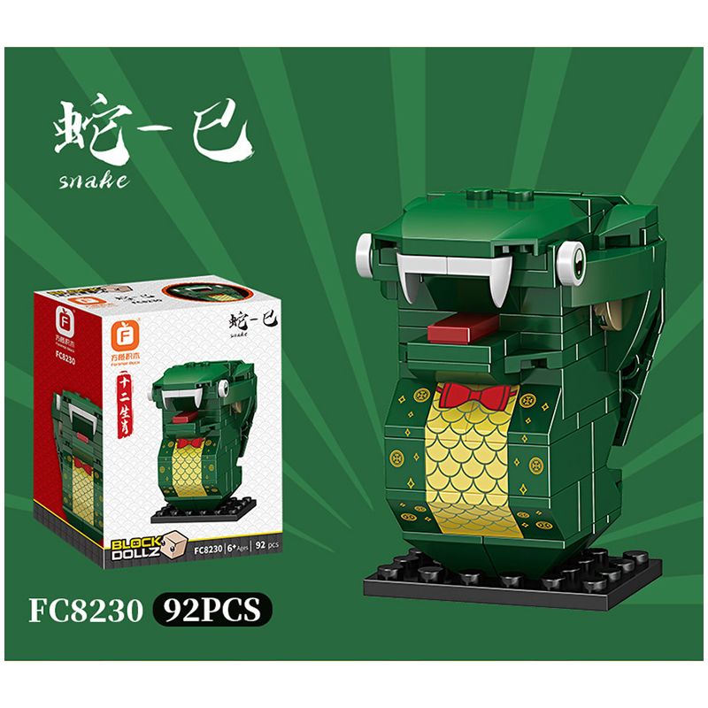 FORANGE FC8225 8225 FC8226 8226 FC8227 8227 FC8228 8228 FC8229 8229 FC8230 8230 FC8231 8231 FC8232 8232 FC8233 8233 FC8234 8234 FC8235 8235 FC8236 8236 non  BỘ SƯU TẬP MINI MƯỜI HAI CUNG HOÀNG ĐẠO bộ đồ chơi xếp lắp ráp ghép mô hình Brickheadz BLOCK DOLLZ Nhân Vật Đầu To 1035 khối