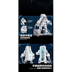 PLEYERID M38-P8003 P8003 8003 M38P8003 38-P8003 non  PHI HÀNH GIA RA KHỎI CABIN TRANG TRÍ bộ đồ chơi xếp lắp ráp ghép mô hình