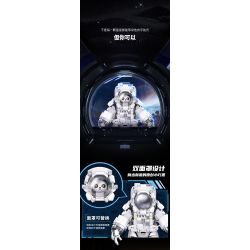 PLEYERID M38-P8003 P8003 8003 M38P8003 38-P8003 non  PHI HÀNH GIA RA KHỎI CABIN TRANG TRÍ bộ đồ chơi xếp lắp ráp ghép mô hình