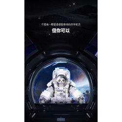 PLEYERID M38-P8003 P8003 8003 M38P8003 38-P8003 non  PHI HÀNH GIA RA KHỎI CABIN TRANG TRÍ bộ đồ chơi xếp lắp ráp ghép mô hình