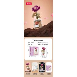 JAKI JK2507 2507 non  NGHỆ THUẬT HƯƠNG HOA VĨNH CỬU HẢI QUỲ HƠI SAY bộ đồ chơi xếp lắp ráp ghép mô hình Flowers