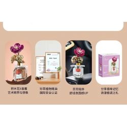 JAKI JK2507 2507 non  NGHỆ THUẬT HƯƠNG HOA VĨNH CỬU HẢI QUỲ HƠI SAY bộ đồ chơi xếp lắp ráp ghép mô hình Flowers