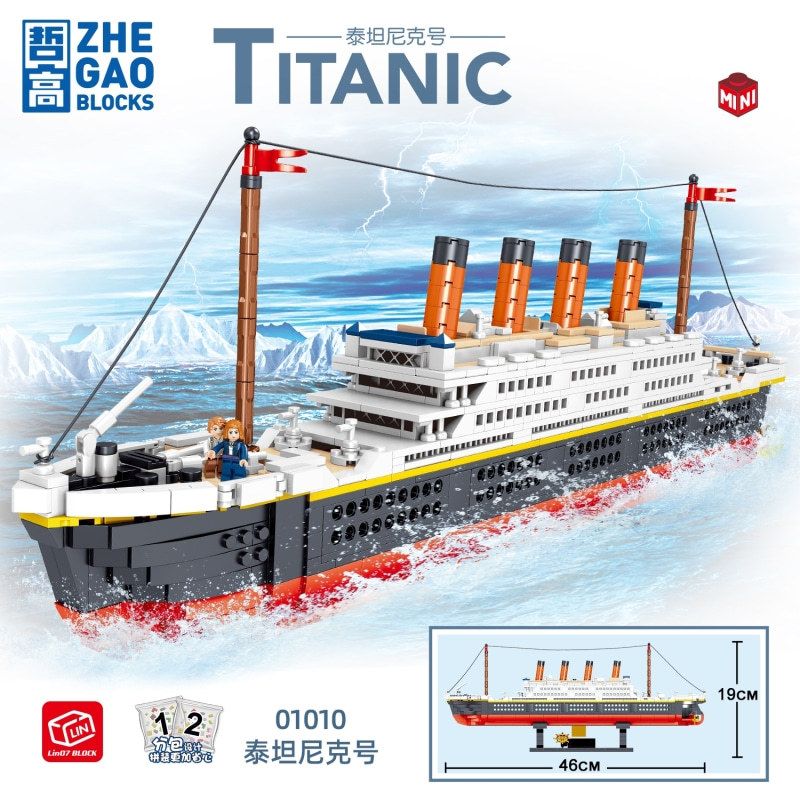 【S】 Lego Ideas Lego Titanic Mini Light Kit For Titanic 10294