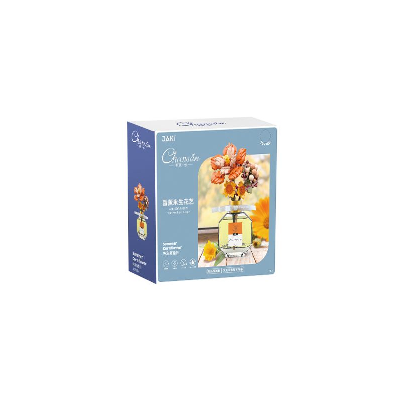 JAKI JK2506 2506 non  CẮM HOA BẢO QUẢN BẰNG HƯƠNG THƠM MÙA HÈ NGÔ bộ đồ chơi xếp lắp ráp ghép mô hình Flowers