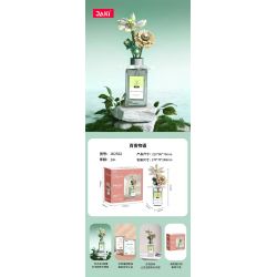 JAKI JK2502 2502 non  NGHỆ THUẬT CẮM HOA BẢO QUẢN BẰNG HƯƠNG LIỆU CÂU CHUYỆN VỀ NIỀM ĐAM MÊ bộ đồ chơi xếp lắp ráp ghép mô hình Flowers