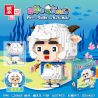 ZHEGAO LZ8182 8182 non  CỪU HẠNH PHÚC bộ đồ chơi xếp lắp ráp ghép mô hình PLEASANT GOAT AND BIG WOLF 1437 khối