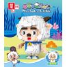 ZHEGAO LZ8182 8182 non  CỪU HẠNH PHÚC bộ đồ chơi xếp lắp ráp ghép mô hình PLEASANT GOAT AND BIG WOLF 1437 khối