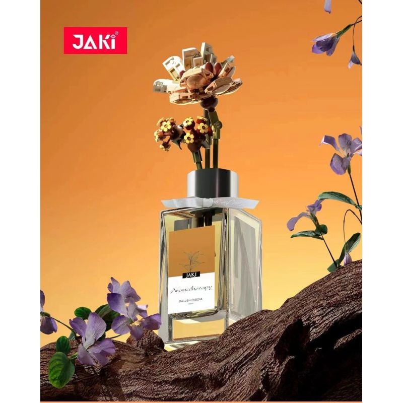 JAKI JK2501 2501 non  NGHỆ THUẬT HƯƠNG HOA VĨNH CỬU CÔ GÁI TIANZHU bộ đồ chơi xếp lắp ráp ghép mô hình Flowers