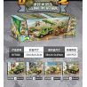 KUYU MOXING KY7028 7028 non  TẤN CÔNG THIẾT BỊ HẠNG NẶNG TRÊN CHIẾN TRƯỜNG BỆ PHÓNG TÊN LỬA KATYUSHA 4 TỔ HỢP bộ đồ chơi xếp lắp ráp ghép mô hình Military Army Quân Sự Bộ Đội 527 khối