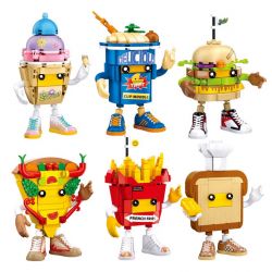 PLEYERID M38-B1123 B1123 1123 M38B1123 38-B1123 non  FOODIE LEAGUE 12 LOẠI bộ đồ chơi xếp lắp ráp ghép mô hình