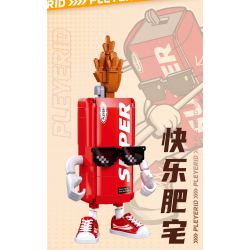 PLEYERID M38-B1123 B1123 1123 M38B1123 38-B1123 non  FOODIE LEAGUE 12 LOẠI bộ đồ chơi xếp lắp ráp ghép mô hình