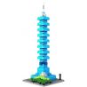 LOZ 9365 Xếp hình kiểu Nanoblock ARCHITECTURE Taipei 101 World Financial Center Trung Tâm Tài Chính Thế Giới Đài Bắc 101 390 khối