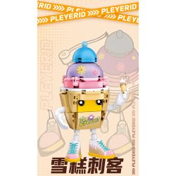 PLEYERID M38-B1123 B1123 1123 M38B1123 38-B1123 non  FOODIE LEAGUE 12 LOẠI bộ đồ chơi xếp lắp ráp ghép mô hình
