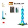 LOZ 9365 Xếp hình kiểu Nanoblock ARCHITECTURE Taipei 101 World Financial Center Trung Tâm Tài Chính Thế Giới Đài Bắc 101 390 khối