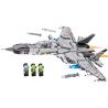 FORANGE FC6106 6106 non  MÁY BAY CHIẾN ĐẤU J-15 bộ đồ chơi xếp lắp ráp ghép mô hình Military Army J-15 FIGHTER Quân Sự Bộ Đội 1293 khối