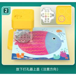 CADA DOUBLEE D031-001 031-001 non  ĐỤC LỖ TỰ LÀM bộ đồ chơi xếp lắp ráp ghép mô hình Gear Đồ Lắp Ghép 99 khối