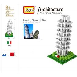 LOZ 9367 Xếp hình kiểu Nanoblock ARCHITECTURE The Leaning Tower Of Pisa Tháp Nghiêng Pisa 560 khối LOZ 9367 Xếp hình kiểu Nanoblock ARCHITECTURE The Leaning Tower Of Pisa Tháp Nghiêng Pisa 560 khối