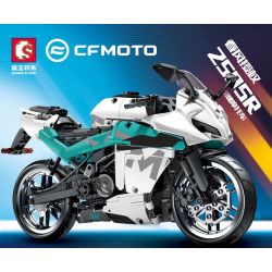 SEMBO 705902 non  GIÓ XUÂN XE MÁY 250SR bộ đồ chơi xếp lắp ráp ghép mô hình Motorcycle Motorbike CFMOTO Xe Hai Bánh 828 khối
