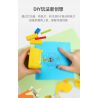 CADA DOUBLEE D031-001 031-001 non  ĐỤC LỖ TỰ LÀM bộ đồ chơi xếp lắp ráp ghép mô hình Gear Đồ Lắp Ghép 99 khối