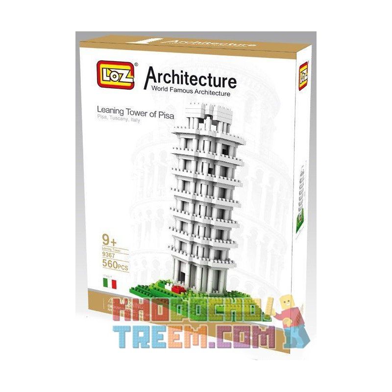 LOZ 9367 Xếp hình kiểu Nanoblock ARCHITECTURE The Leaning Tower Of Pisa Tháp Nghiêng Pisa 560 khối LOZ 9367 Xếp hình kiểu Nanoblock ARCHITECTURE The Leaning Tower Of Pisa Tháp Nghiêng Pisa 560 khối