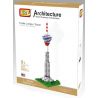 LOZ 9368 Xếp hình kiểu Nanoblock ARCHITECTURE Kuala Lumpur Tower Tháp Kuala Lumpur 550 khối