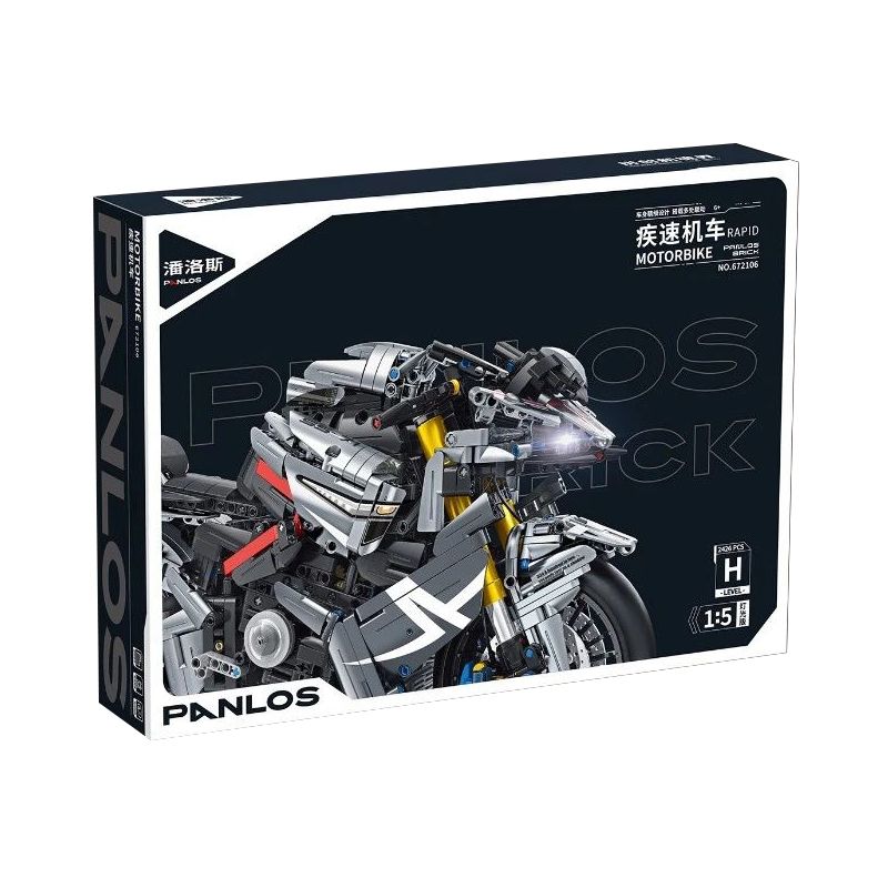 PanlosBrick 672106 Panlos Brick 672106 non  ĐẦU MÁY XE LỬA TỐC ĐỘ tỷ lệ 1:5 bộ đồ chơi xếp lắp ráp ghép mô hình  RAPID Kỹ Thuật Công Nghệ Cao Mô Hình Phương Tiện 2426 khối