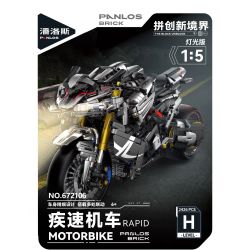 PanlosBrick 672106 Panlos Brick 672106 non  ĐẦU MÁY XE LỬA TỐC ĐỘ tỷ lệ 1:5 bộ đồ chơi xếp lắp ráp ghép mô hình  RAPID Kỹ Thuật Công Nghệ Cao Mô Hình Phương Tiện 2426 khối