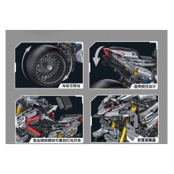 PanlosBrick 672106 Panlos Brick 672106 non  ĐẦU MÁY XE LỬA TỐC ĐỘ tỷ lệ 1:5 bộ đồ chơi xếp lắp ráp ghép mô hình  RAPID Kỹ Thuật Công Nghệ Cao Mô Hình Phương Tiện 2426 khối