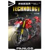 PanlosBrick 672105 Panlos Brick 672105 non  XE MÁY DUCATI V4 tỷ lệ 1:5 bộ đồ chơi xếp lắp ráp ghép mô hình  SUPERLEGGERA V4 Kỹ Thuật Công Nghệ Cao Mô Hình Phương Tiện 2221 khối