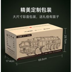 CADA DOUBLEE C56031 56031 non  TÊN LỬA ĐẠN ĐẠO CHỐNG HẠM DONGFENG-21D bộ đồ chơi xếp lắp ráp ghép mô hình Military Army Quân Sự Bộ Đội 6351 khối