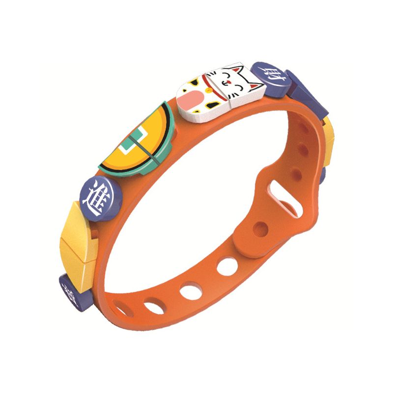 WANGE 6608N 6609N 6610N 6607N non  VÒNG TAY THỦY TRIỀU QUỐC GIA 4 bộ đồ chơi xếp lắp ráp ghép mô hình Dots BANDS