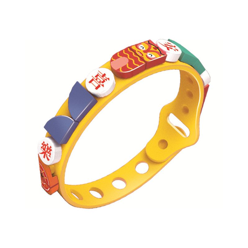 WANGE 6608N 6609N 6610N 6607N non  VÒNG TAY THỦY TRIỀU QUỐC GIA 4 bộ đồ chơi xếp lắp ráp ghép mô hình Dots BANDS