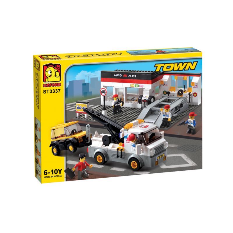 OXFORD ST3337 3337 non Lego TIỆM SỬA CHỮA bộ đồ chơi xếp lắp ráp ghép mô hình City 정비소 Thành Phố