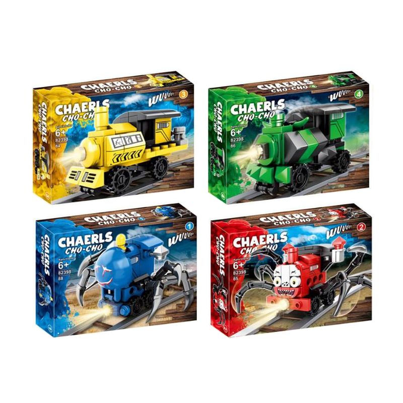 82398 non Lego CHUYẾN TÀU CHARLES bộ đồ chơi xếp lắp ráp ghép mô hình Movie & Game SPIDER MONSTER TRAIN CHARLES Phim Và Trò Chơi 343 khối