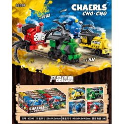 82398 non  CHUYẾN TÀU CHARLES bộ đồ chơi xếp lắp ráp ghép mô hình Movie & Game SPIDER MONSTER TRAIN CHARLES Phim Và Trò Chơi 343 khối