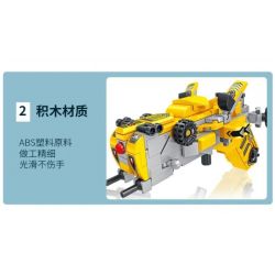 PanlosBrick 633102 Panlos Brick 633102 non  SÚNG BIẾN DẠNG XE HƠI bộ đồ chơi xếp lắp ráp ghép mô hình 976 khối