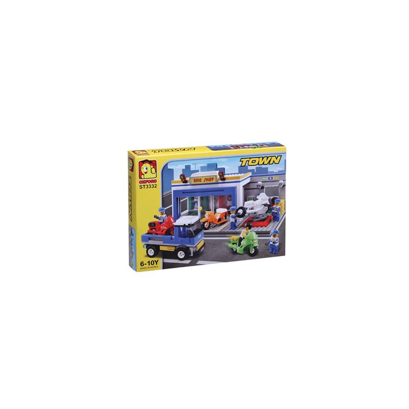 OXFORD ST3332 3332 non Lego CỬA HÀNG XE ĐẠP bộ đồ chơi xếp lắp ráp ghép mô hình City 바이크샵 Thành Phố