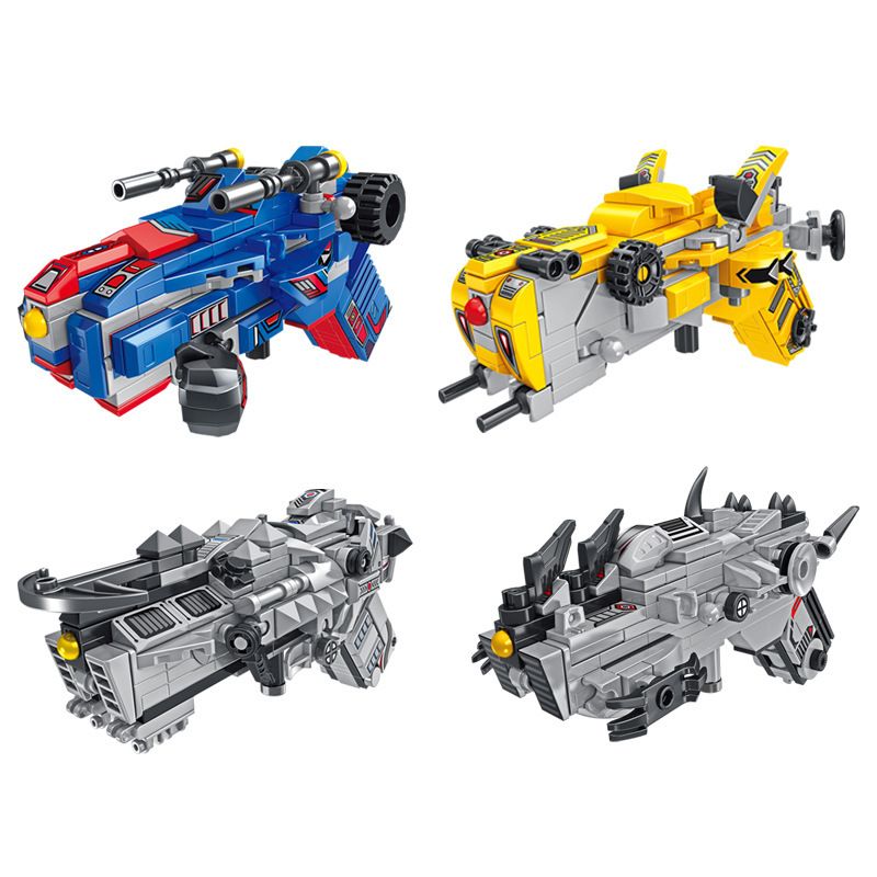 PanlosBrick 633101 Panlos Brick 633101 non Lego SÚNG BIẾN HÌNH bộ đồ chơi xếp lắp ráp ghép mô hình Transformers Robot Đại Chiến Người Máy Biến Hình 976 khối
