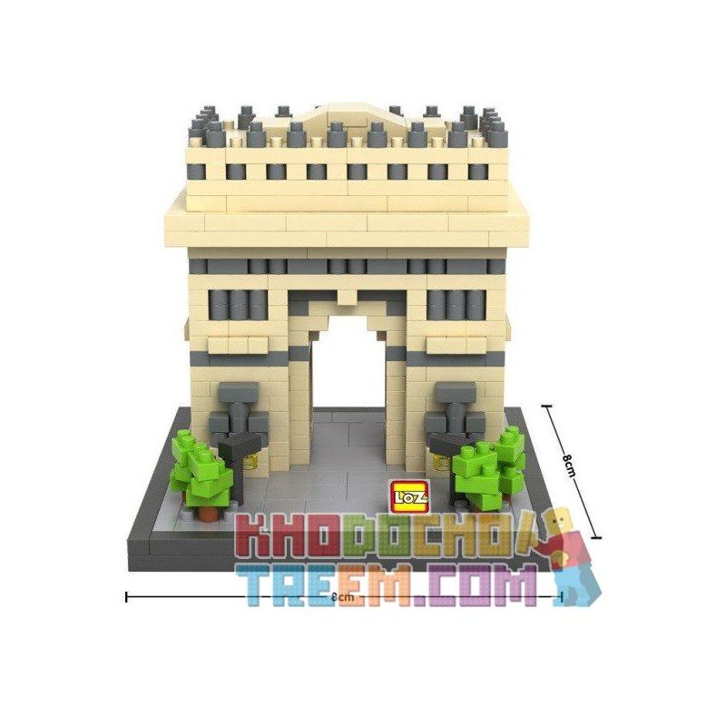 LOZ 9377 Xếp hình kiểu Nanoblock ARCHITECTURE Triumphal Arch Khải Hoàn Môn 640 khối LOZ 9377 Xếp hình kiểu Nanoblock ARCHITECTURE Triumphal Arch Khải Hoàn Môn 640 khối